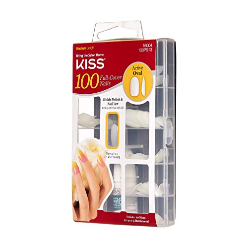 Kiss activo Oval clavos – Pack de 100