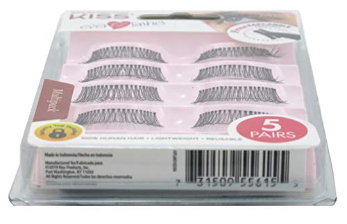 Kiss Ever Ez 03 Lashes 4 + 1 Pairs by Kiss