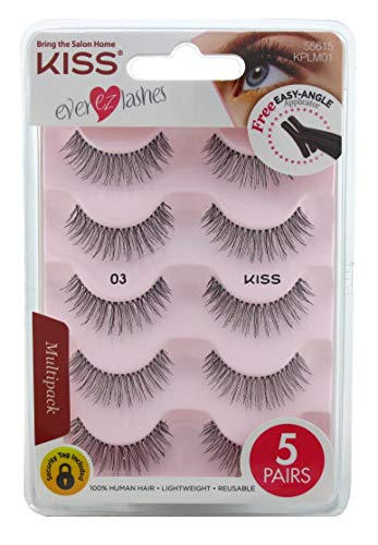 Kiss Ever Ez 03 Lashes 4 + 1 Pairs by Kiss