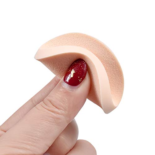 Kissral Esponjas para Maquillaje, 12 Piezas Esponja de Pintura Facial Esponja de Maquillaje Esponja Espuma Unisex de Adultos Uso Dual Seco y Húmedo Redondo