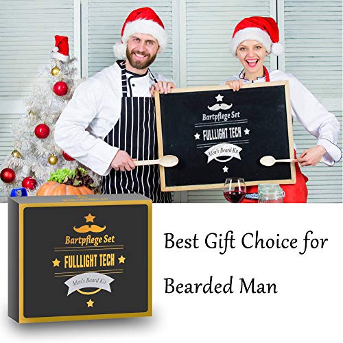 Kit Barba Cuidado para Hombre con 118 ML Champu Barba,118 ML barba acondicionador,Aceite Barba Perfumado,Balsamo Barba,Peine Barba,Eletronic Barba Libro,Regalos Originales Para Hombre