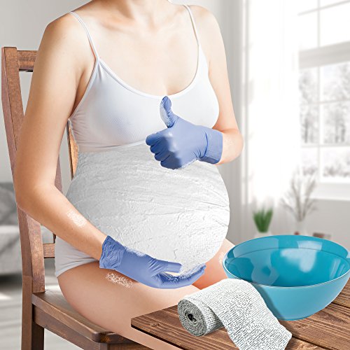 Kit Completo para Impresión 3D de Vientre de Embarazada - Modelado para Barriga Embarazada - Seguro, Rápido y Fácil - Incluye Pintura y Pinceles - Regalo para Futuras Mamás Babyshower Navidad.