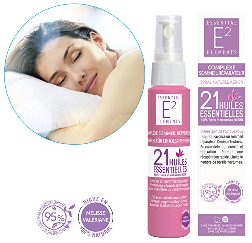 Kit de bienestar : Spray Reparador de Sueño con 21 aceites esenciales Spray Respiratorio con 28 aceites esenciales VEGAN