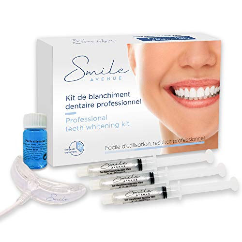 Kit de Blanqueamiento Dental | Blanqueador Dientes Gel | Tratamiento Profesional Para Blanquear | Hecho en EEUU | Smile Avenue