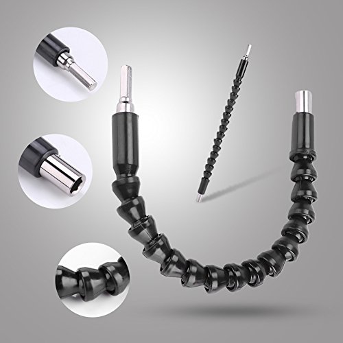 Kit de cabeza de destornillador eléctrico de acero inoxidable de 32 piezas, 12 cabezales de destornillador, 10 brocas de taladro, juego de 9 boquillas, 1 eje de extensión.