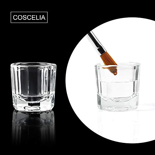 Kit de Herramientas para Decoración de Uñas 3pcs Uñas Pinceles Líquido 120ml Manicura Kit