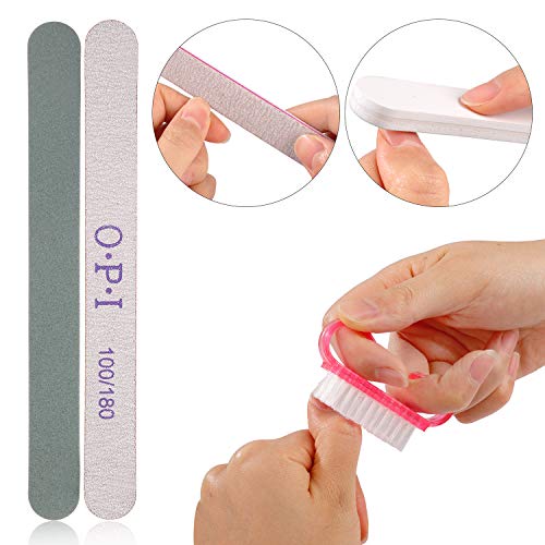 Kit de herramientas para manicura de uñas, pinceles para pintar uñas, pinceles de punto, uñas de estrás, decoración de pegatina, cinta adhesiva para pedicura, 38 unidades