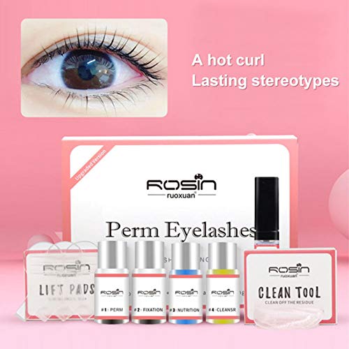 Kit de levantamiento de pestañas, Kit de rizador permanente de pestañas Extensiones profesionales de pestañas Kit de elevación de pestañas rizadoras de pestañas, Onda ondulante rizado semipermanente