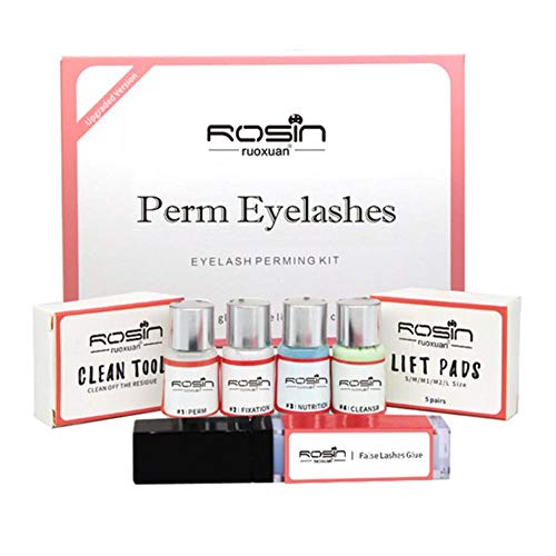 Kit de levantamiento de pestañas, Kit de rizador permanente de pestañas Extensiones profesionales de pestañas Kit de elevación de pestañas rizadoras de pestañas, Onda ondulante rizado semipermanente