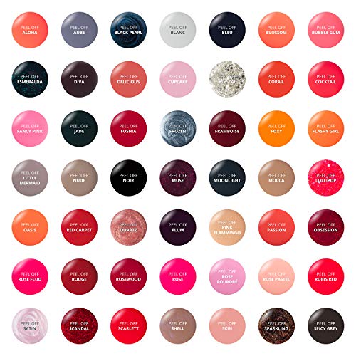 Kit de Manicura para Uñas de Gel Semipermamentes • Lámpara LED UV 24W • 2 Esmaltes Peel Off • 1 Twin Coat • No Necesita Remover • Color NUDE y ROJO • Vegan & Cruelty Free • Méanail Paris