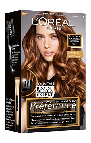Kit de mechas y reflejos para cabellos castaños, modelo Préférence, de la marca L 'Oréal Paris