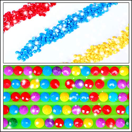 Kit de pintura de diamante taladro redondo completo 5D Diy, Castell-Platja d'Aro Costa Brava, kits de bordado de números de pintura sin marco 40x50 cm