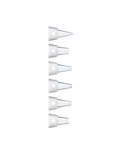 Kit para macarons, Bandeja de horno/molde de silicona + 1 dispensador + 3 boquillas, color marrón by RIVENBERT