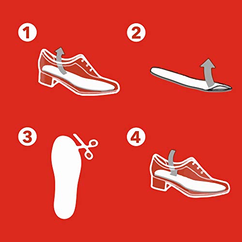 Kiwi - Plantillas Recortables de Gel y Visco Latex Confort, Extra Confort con Cámara de Aire, Numero de Pie 42 A 45-2 Unidades