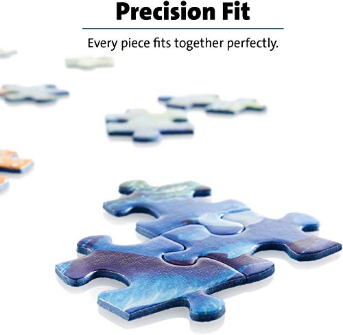 KJHYUI 520pcs Rompecabezas para Adultos Rompecabezas De Fondo Azul Rompecabezas De Madera Rompecabezas De Cartón Sala De Estar Mural Pegatina Decoración 53 * 38CM