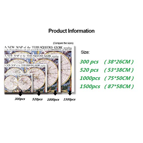KJHYUI 520pcs Rompecabezas para Adultos Rompecabezas Volcán Paisaje Foto Rompecabezas Rompecabezas Juegos De Rompecabezas para La Sala De Estar Familiar Decoración De La Etiqueta Mural 53 * 38CM