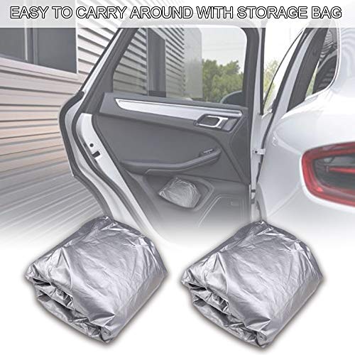 KKmoon Funda para Coche, Funda Exterior del Coche, Cubierta del Coche, Antipolvo, Anti-UV, Resistente a Aranazos y Nieve(4.7 x 1.8 x 1.5M)