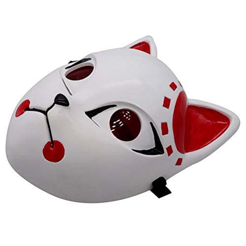 KKPLZZ Máscara Japonesa Anime Demon Slayer, Máscara Japonesa Anime Demon Slayer Máscaras de Cosplay Accesorios de Disfraces de Fiesta de Halloween