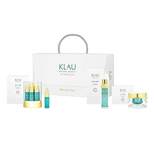 KLAU Beauty Box Bio Crema hidratante de día, sérum de noche y mascarilla hidratante Beauty Bomb