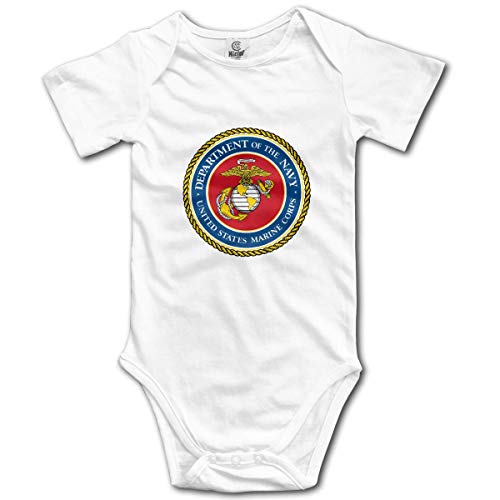Klotr Marines de los Estados Unidos Logotipo Infantil Bebé Shorts Manga Monos Mamelucos Conjuntos