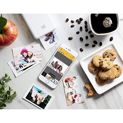 Kodak - Impresora fotográfica mini 2 HD, instantánea, inalámbrica y portátil, con tecnología de impresión patentada 4Pass, compatible con iOS y Android, rosa