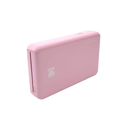 Kodak - Impresora fotográfica mini 2 HD, instantánea, inalámbrica y portátil, con tecnología de impresión patentada 4Pass, compatible con iOS y Android, rosa