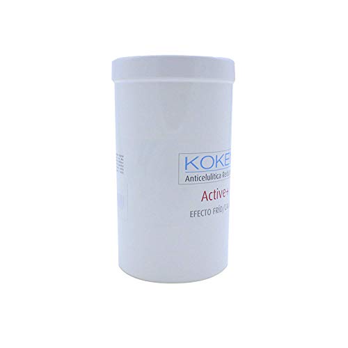 KOKEN – Crema Anticelulítica ACTIVE + efecto frío – Calor 1000 ml – quemagrasas – reafirmante – remodeladora – crema reductora