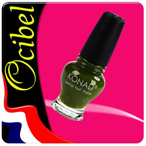 Konad Stamping Nail Polish princesa verde verde oliva 12ml