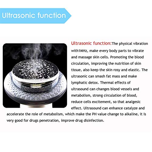 Konnison 6 en 1 Cuerpo EMS Que Adelgaza el masajeador para la máquina de pérdida de Peso de la Pierna del Brazo con Almohadillas de EMS Dispositivo de Belleza de vibración masajeador de luz Azul roja