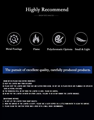 【KOOWLUK】 Encendedor de aceite de queroseno a prueba de viento de estilo retro Mecha de algodón de regalo gratis con aguja + 6 pedernales + cepillo de rueda de molienda, se vende sin líquido (dorado)