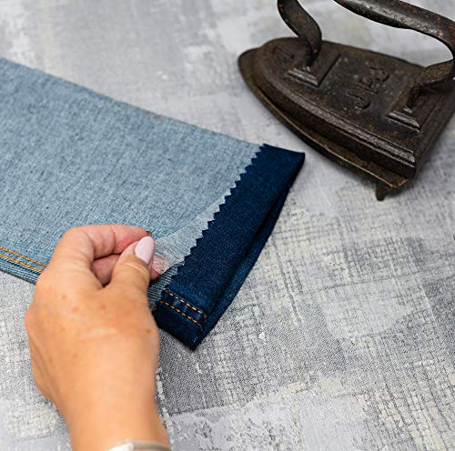 Korbond 110041 Cinta Termoadhesiva para dobladillos, para Pegar Tela y Hacer Manualidades sin Coser, ideal para Orillas, Pantalones, Vaqueros, Parches y Uniformes, 2 cm x 10 m, White