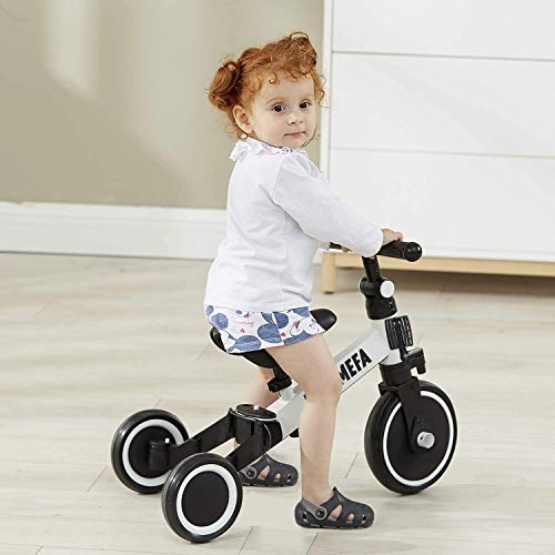 KORIMEFA 3 EN 1 Trciciclo Bicicleta de Equilibrio Triciclo para niños Adecuado para Edades de 1-3 años Certificación CE