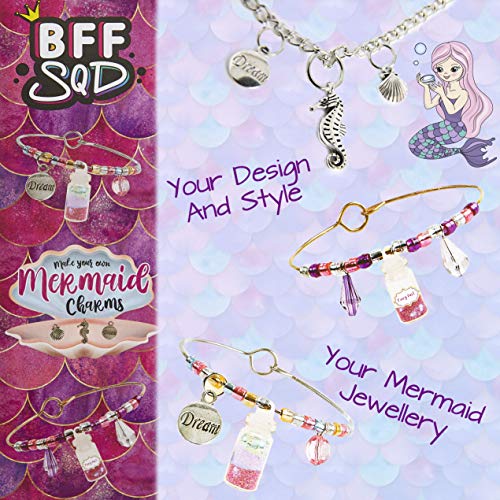 KreativeKraft Kit para Hacer Pulseras y Collares para Niñas, Juguetes Niña Incluye Abalorios para Hacer Pulseras, Manualidades Niños CREA Tus Propias Joyas, Regalos Educativos para Niños