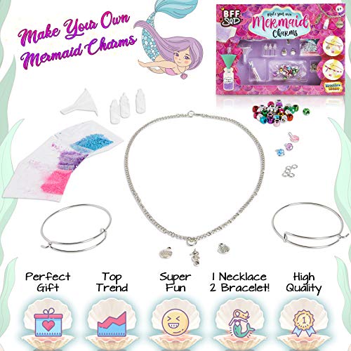 KreativeKraft Kit para Hacer Pulseras y Collares para Niñas, Juguetes Niña Incluye Abalorios para Hacer Pulseras, Manualidades Niños CREA Tus Propias Joyas, Regalos Educativos para Niños