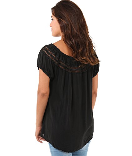 KRISP 6888-BLK-SM (Top Suelto Boho)
