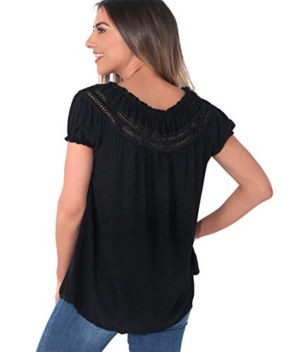 KRISP 6888-BLK-SM (Top Suelto Boho)