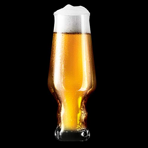 Krosno Copas de Cerveza Artesana IPA | Conjunto 6 Piezas | 400 ML | Splendour Collection Uso en Casa, Restaurante y en Fiestas | Apto para Microondas y Lavavajillas