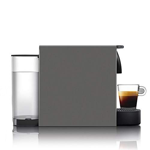 Krups Nespresso XN110B Krups Essenza Mini - Cafetera monodosis de cápsulas Nespresso, compacta, 19 bares, apagado automático, color gris (Pack Cápsulas bienvenida incluido)