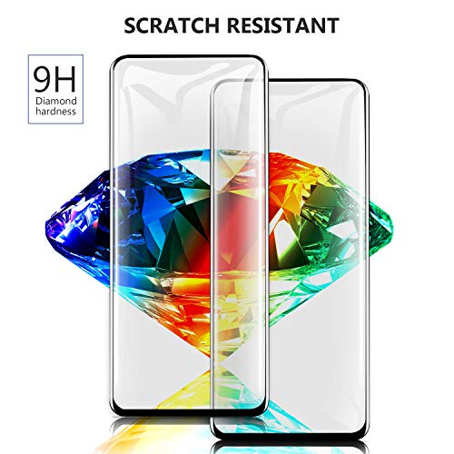 KuGi. para Oneplus 7 Pro Protector de Pantalla, Cristal Templado [9H Dureza] [Alta Definicion] Cuerpo Completo Protector de Pantalla Diseñado para Oneplus 7 Pro/Oneplus 7T Pro (Negro)