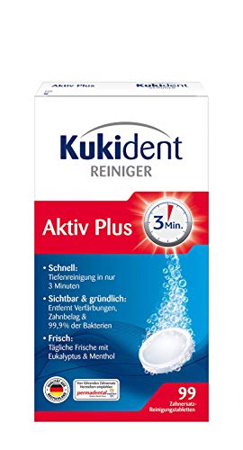 Kukident Aktiv Plus Express, Pack de 3 x 99 Tabletas