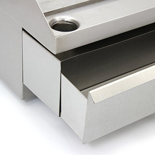 Kukoo - Plancha de Cocina Eléctrica 50cm de Acero Inoxidable Plancha de Grill