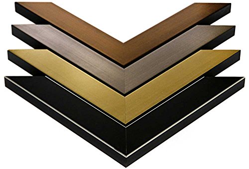 Kunst für Alle Cuadro con Marco: Edward Algernon Stuart Douglas On The Scent 1906" - Impresión artística Decorativa con Marco, 45x95 cm, Plata cepillada