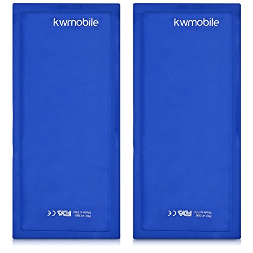kwmobile 2x Compresa de gel frío y calor - Reutilizable y universal - Gel frío para lesiones de espalda hombro brazo riñones lumbares y rodilla