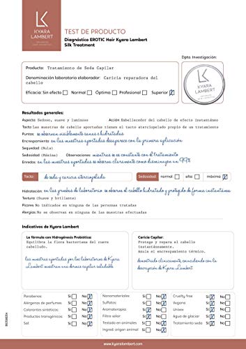 Kyara Lambert - Erotic Hair Silk Treatment, 100ml | Tratamiento Reparador de Seda Capilar | Cabello más Cuidado, Suave, Sedoso y Sexy