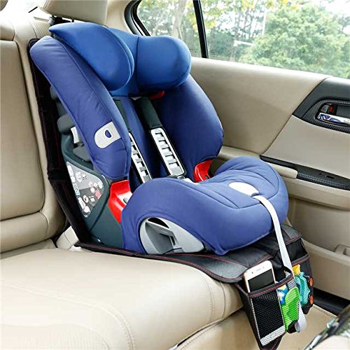 KYG Protector de Asiento de Coche para Silla de Bebé Compatible con ISOFIX Asiento Funda Impermeable Protegida Asientos contra Daños y Polvos