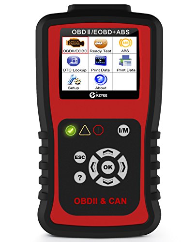 KZYEE KC401 OBDII Lector de Código OBD2 Auto Escáner Diagnóstico Dispositivo Code Scanner Reader ABS Leer y Claros Códigos CAN Bus J1850 VPW ISO 9141-2 J1850 PWM ISO 14230 KWP