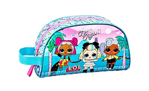 L. O. L. Surprise - Bolso Bandolera y Neceser para Cosméticos, Azul, Lol