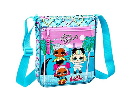 L. O. L. Surprise - Bolso Bandolera y Neceser para Cosméticos, Azul, Lol