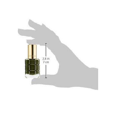 L 'Oréal Paris Color Riche, color de aceite – Esmalte para uñas enriquecido con aceites preciosos 666 Vert Absynthe