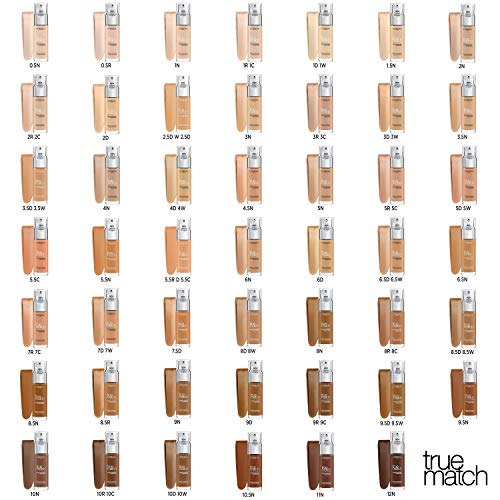 L 'Oréal Paris Foundation Perfect Match, base de maquillaje; Fusión Perfecta con el tono de piel y Humedad 24 h.